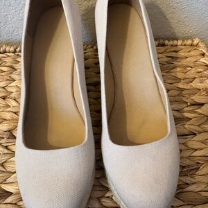 J. Crew Women's Cream Espadrille Flats